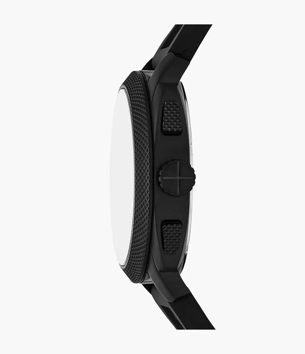 Fossil Machine Black Stainless Steel Men Watch Fs6099_4