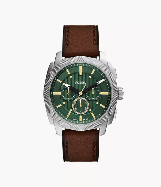 Fossil Machine Green Stainless Steel Men Watch Fs6100_1