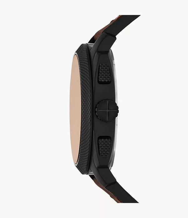 Fossil Machine Black Stainless Steel Men Watch Fs6101_4