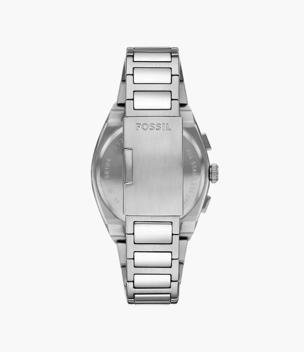 Fossil Everett Blue Stainless Steel Men Watch Fs6104_3
