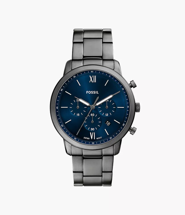 Fossil Neutra Blue Stainless Steel Men Watch Fs6111_1