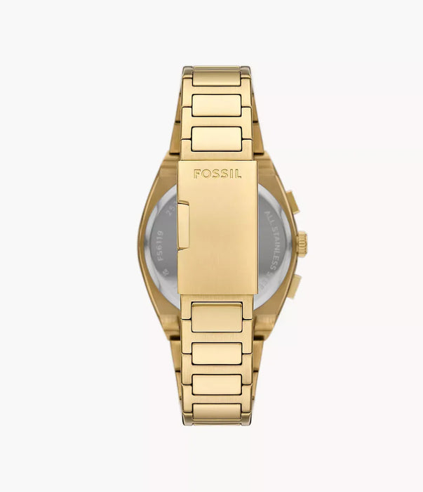 Fossil Everett Gold Stainless Steel Men Watch Fs6119_3