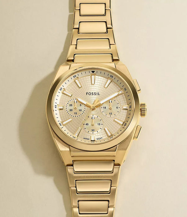 Fossil Everett Gold Stainless Steel Men Watch Fs6119_6