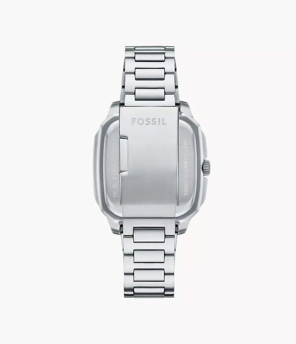 Fossil Crosby Blue Stainless Steel Men Watch Fs6121_3