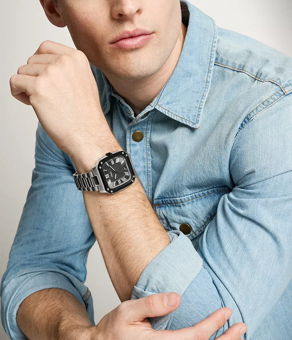 Fossil Crosby Gray Stainless Steel Men Watch Fs6122_2
