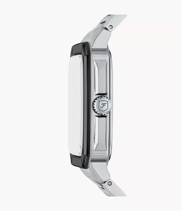 Fossil Crosby Gray Stainless Steel Men Watch Fs6122_4