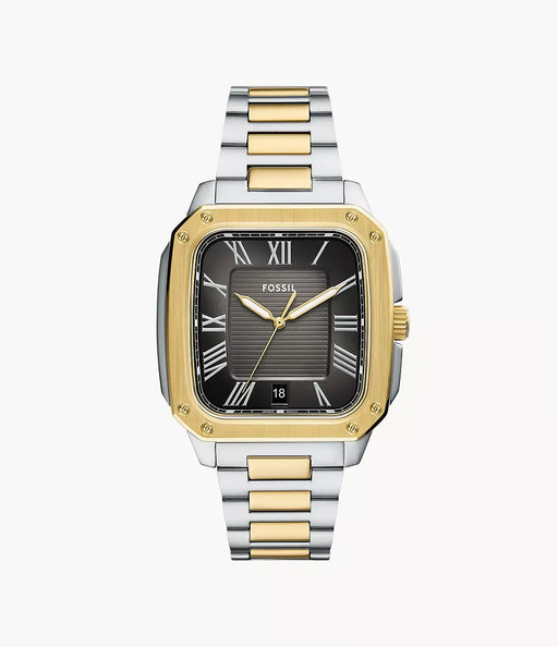 Fossil Crosby Black Stainless Steel Men Watch Fs6123_1