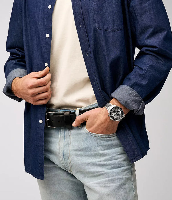Fossil Autocross Silver Stainless Steel Men Watch Fs6124_2