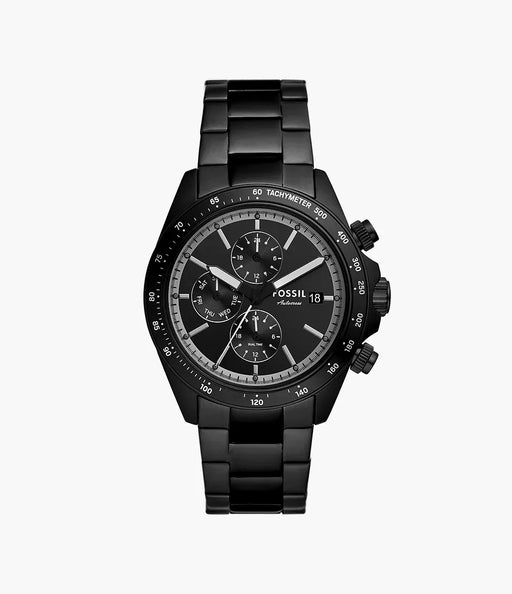 Fossil Autocross Black Stainless Steel Men Watch Fs6125_1