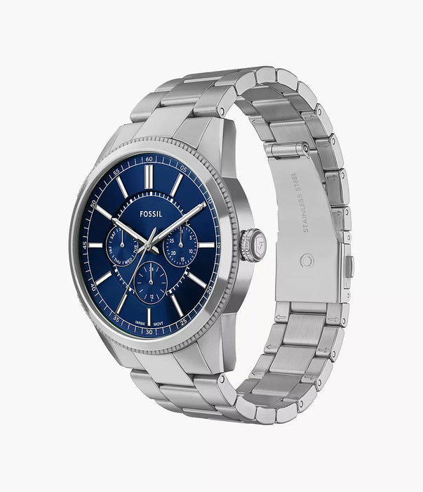 Fossil Pearson Blue Stainless Steel Men Watch Fs6134_8