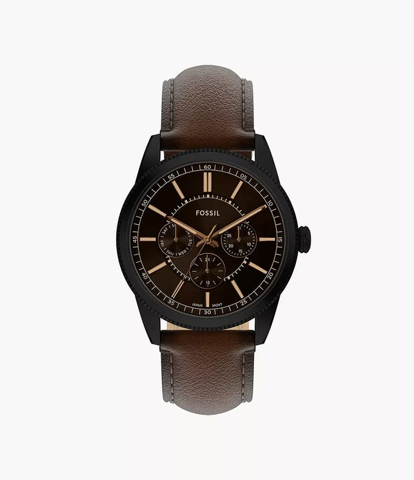 Fossil Pearson Black Stainless Steel Men Watch Fs6138_1