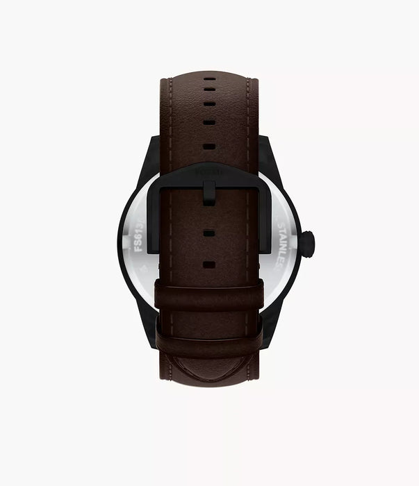 Fossil Pearson Black Stainless Steel Men Watch Fs6138_3