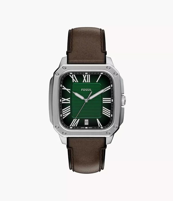 Fossil Crosby Green Stainless Steel Men Watch Fs6150_1