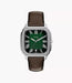 Fossil Crosby Green Stainless Steel Men Watch Fs6150_1