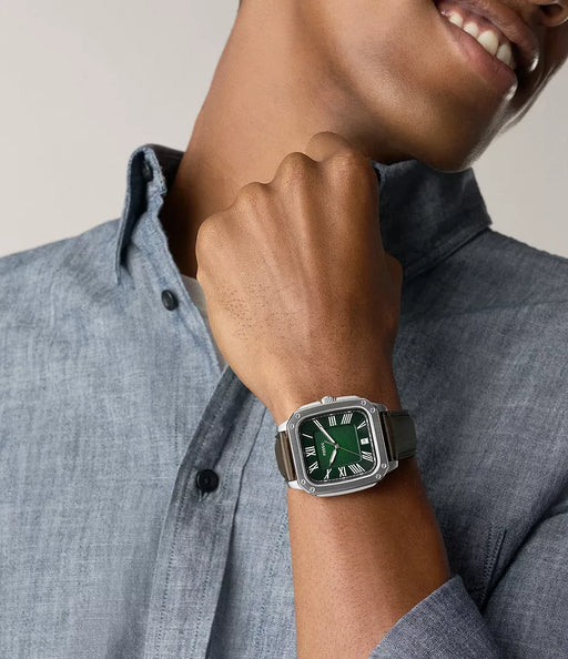 Fossil Crosby Green Stainless Steel Men Watch Fs6150_2