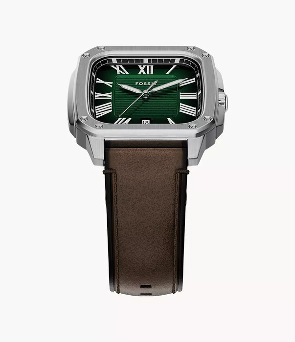 Fossil Crosby Green Stainless Steel Men Watch Fs6150_5
