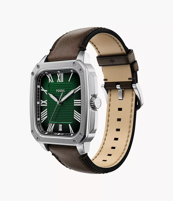 Fossil Crosby Green Stainless Steel Men Watch Fs6150_8