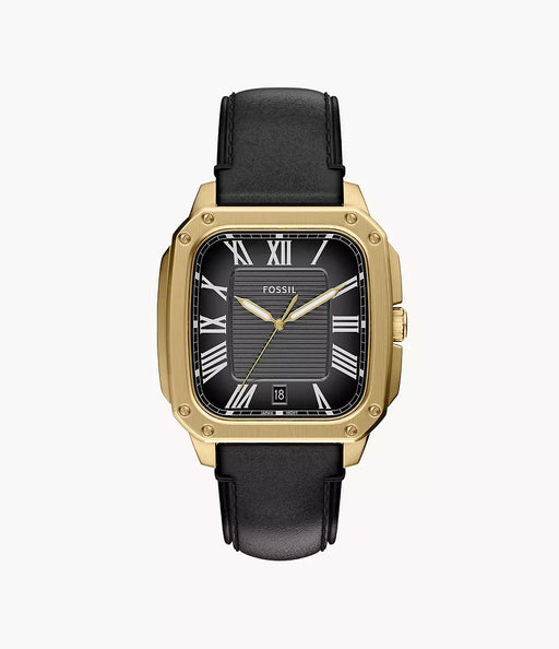 Fossil Crosby Black Stainless Steel Men Watch Fs6151_1