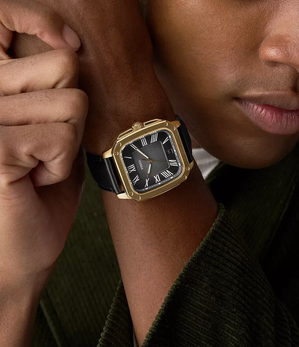 Fossil Crosby Black Stainless Steel Men Watch Fs6151_2