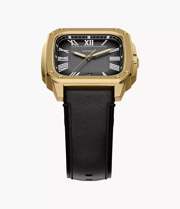 Fossil Crosby Black Stainless Steel Men Watch Fs6151_5