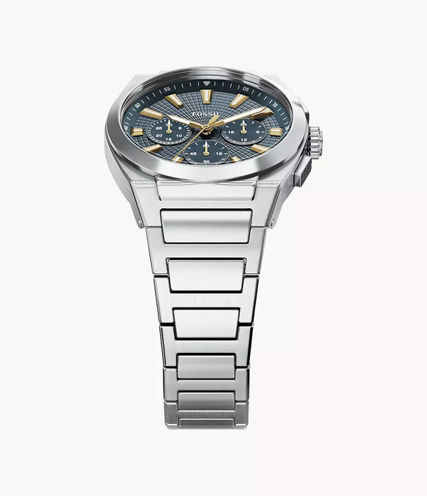 Fossil Everett Blue Stainless Steel Men Watch Fs6154_5