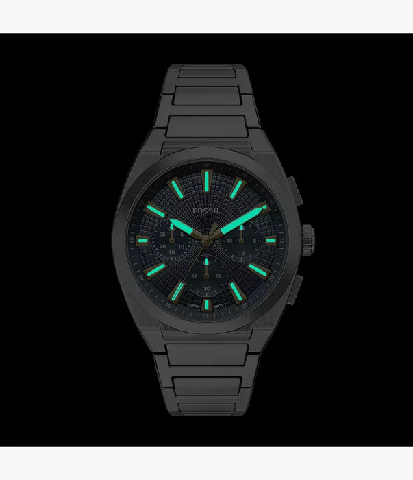 Fossil Everett Blue Stainless Steel Men Watch Fs6154_7