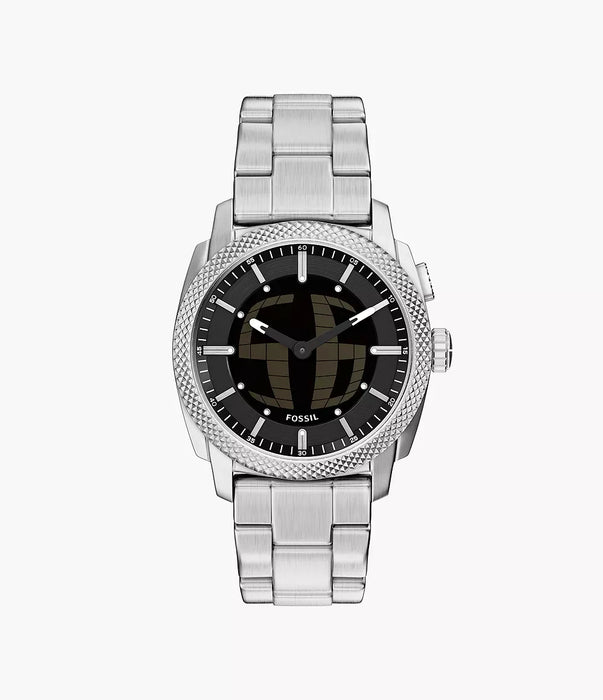 Fossil Machine Big Tic Negative Display Stainless Steel Men Watch Fs6155_2