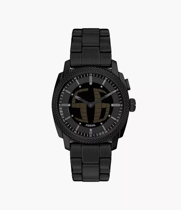 Fossil Machine Big Tic Negative Display Stainless Steel Men Watch Fs6156_2