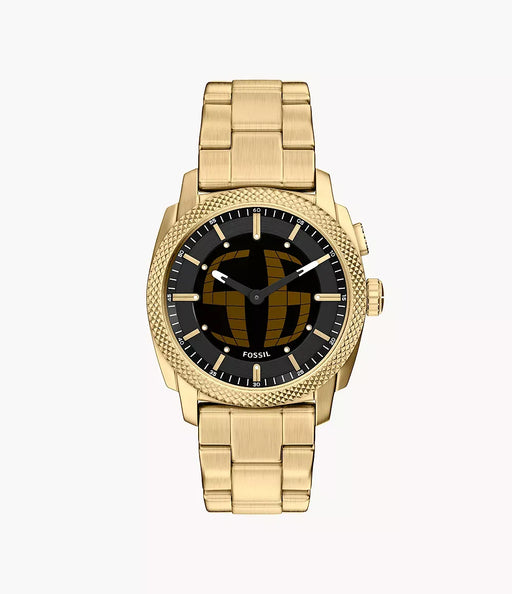 Fossil Machine Big Tic Negative Display Stainless Steel Men Watch Fs6157_2