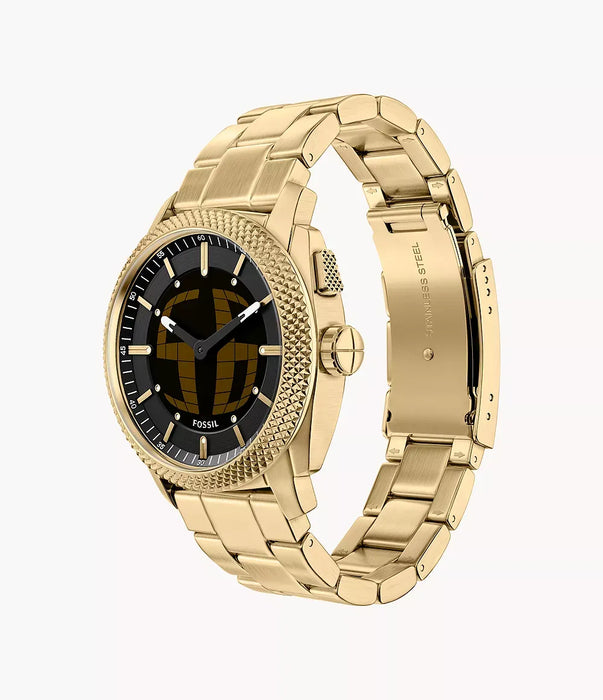 Fossil Machine Big Tic Negative Display Stainless Steel Men Watch Fs6157_8