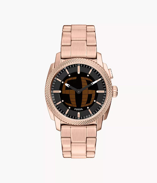 Fossil Machine Big Tic Negative Display Stainless Steel Men Watch Fs6158_2