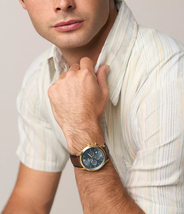 Fossil Neutra Blue Stainless Steel Men Watch Fs6162_9