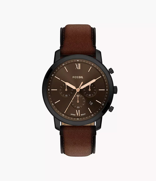 Fossil Neutra Black Stainless Steel Men Watch Fs6163_1