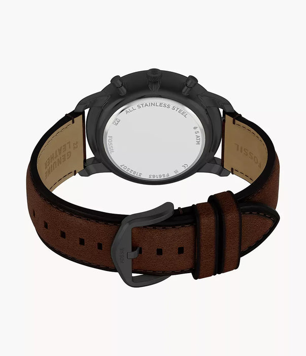Fossil Neutra Black Stainless Steel Men Watch Fs6163_5
