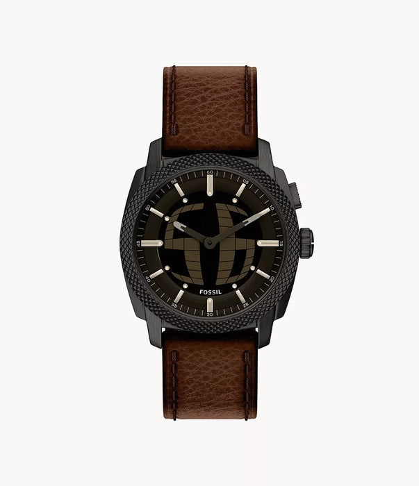 Fossil Machine Big Tic Negative Display Stainless Steel Men Watch Fs6165_2