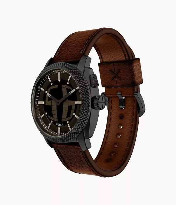Fossil Machine Big Tic Negative Display Stainless Steel Men Watch Fs6165_8