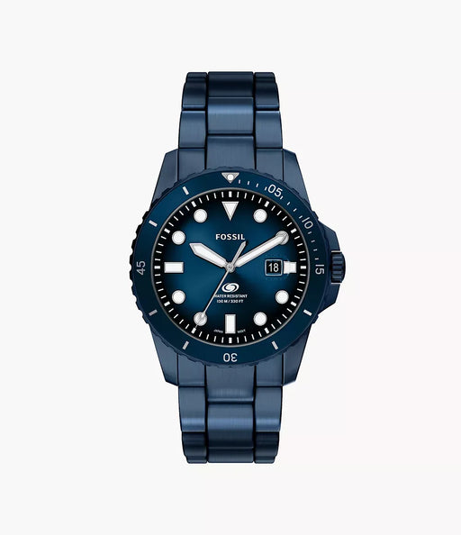 Fossil Fossil Blue Blue Stainless Steel Men Watch Fs6166_1