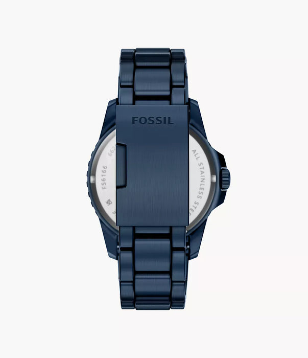 Fossil Fossil Blue Blue Stainless Steel Men Watch Fs6166_3