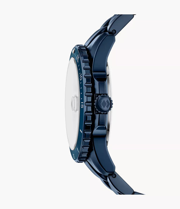 Fossil Fossil Blue Blue Stainless Steel Men Watch Fs6166_4