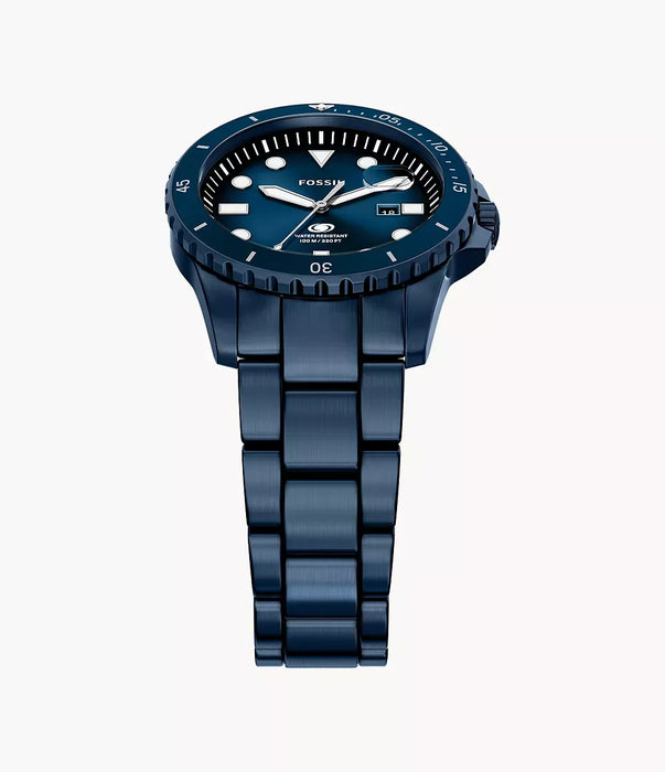 Fossil Fossil Blue Blue Stainless Steel Men Watch Fs6166_6