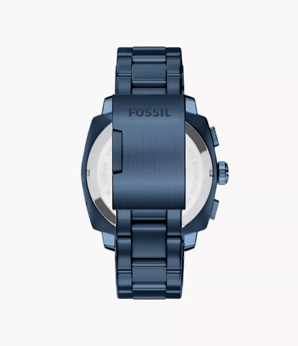Fossil Machine Blue Stainless Steel Men Watch Fs6167_3
