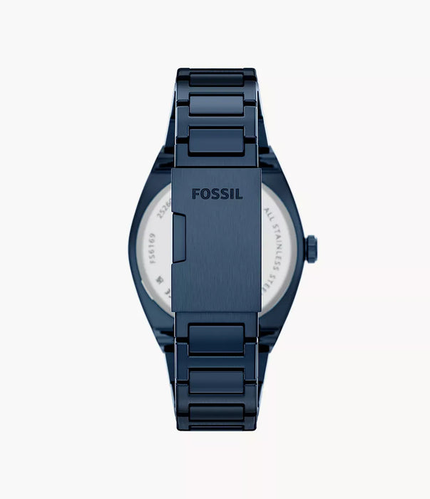 Fossil Everett Blue Stainless Steel Men Watch Fs6169_3