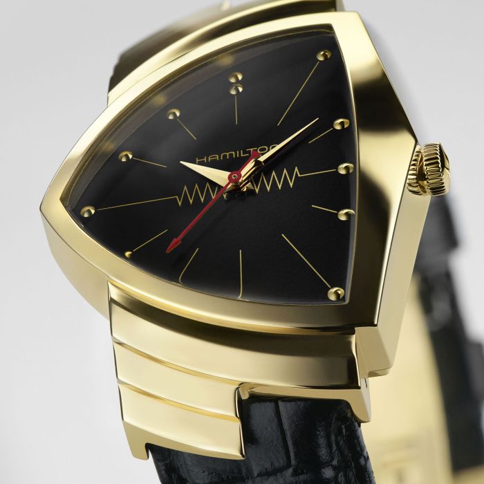 Hamilton Ventura Quartz Gold Limited Edition H24311730 Men's Watch 33mm_4