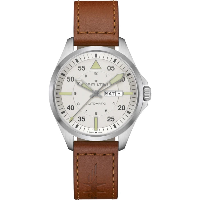 Hamilton Khaki Aviation Pilot Day Date Auto Men's Watch H64635550_1