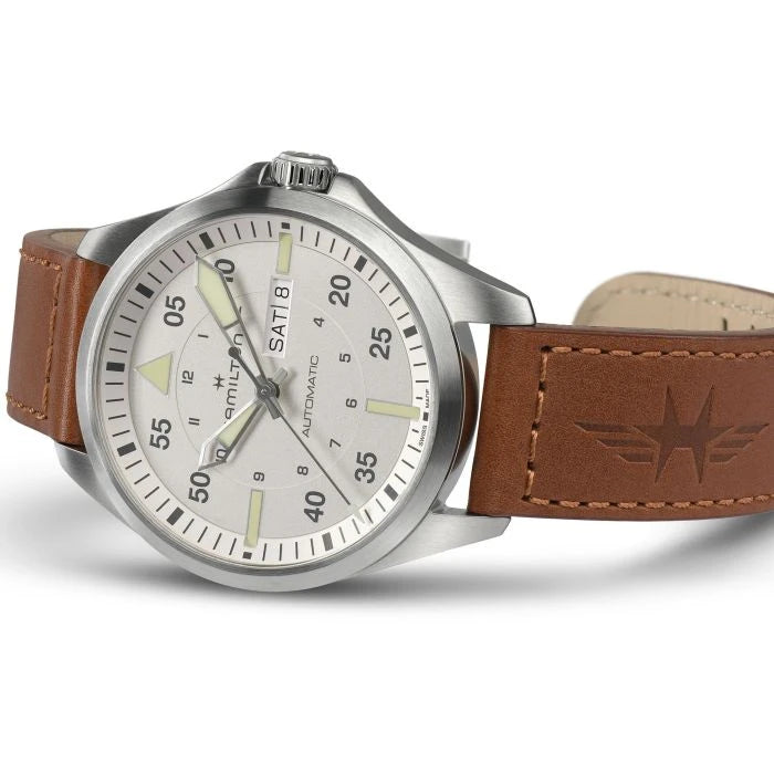 Hamilton Khaki Aviation Pilot Day Date Auto Men's Watch H64635550_4