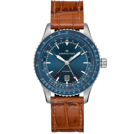 Hamilton Khaki Aviation Converter Auto Gmt H76715540 Men's Watch 44mm_1