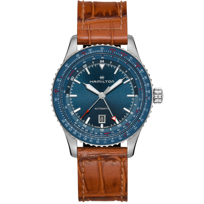 Hamilton Khaki Aviation Converter Auto Gmt H76715540 Men's Watch 44mm_1