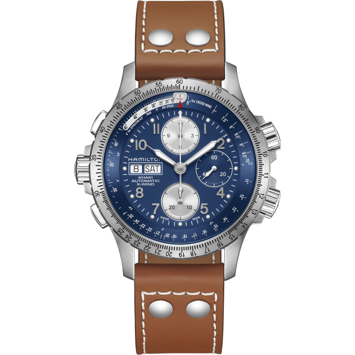 Hamilton Khaki Aviation X-Wind Auto Chrono H77506540 Men's Watch 44mm_1