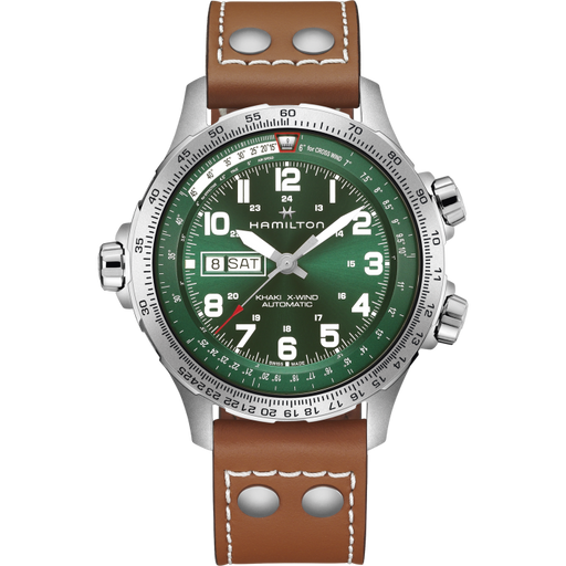 Hamilton Khaki Aviation X-Wind Day Date H77735560 Men's Watch 45mm_1