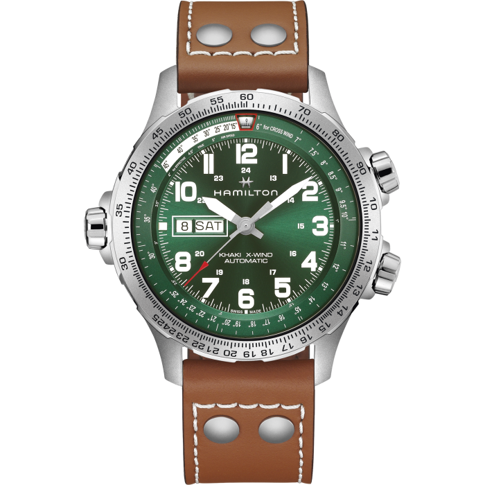Hamilton Khaki Aviation X-Wind Day Date H77735560 Men's Watch 45mm_1